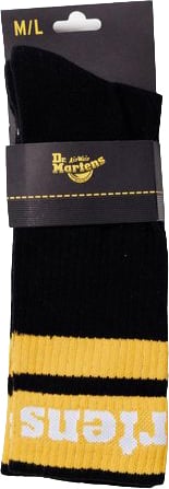 Dr. Martens Dr. Martens Black Polyester Socks