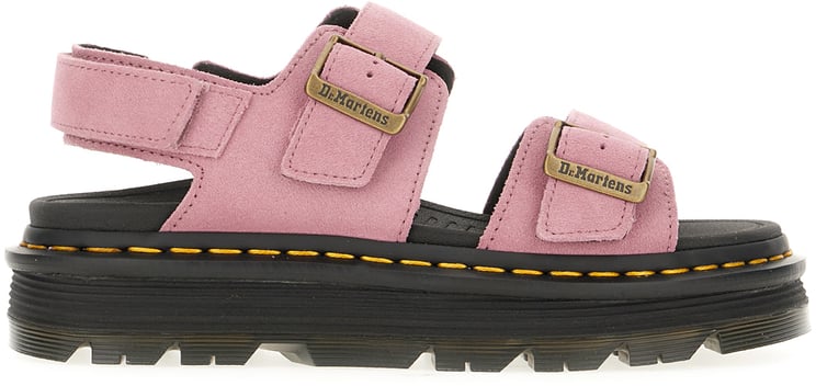 Dr. Martens Dr. Martens Two-tone suede Zebzag sandals