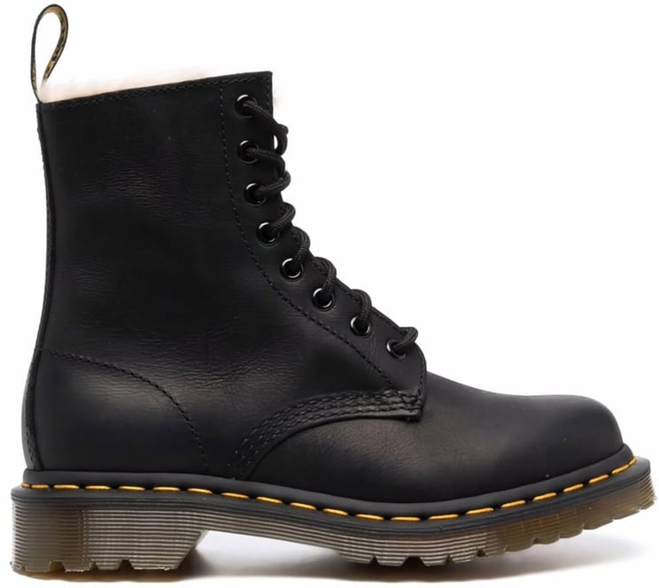 Dr. Martens 1460 Serena Shearling Lined Leather Boots