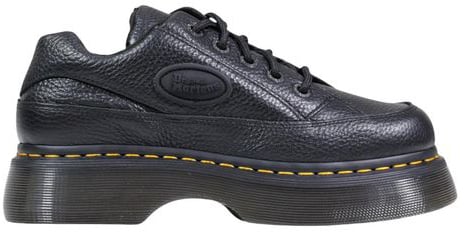 Dr. Martens Dr. Martens Black Leather Platform Pumps