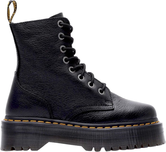 Dr. Martens Jadon Iii Platform Ankle Boots In Black Pisa