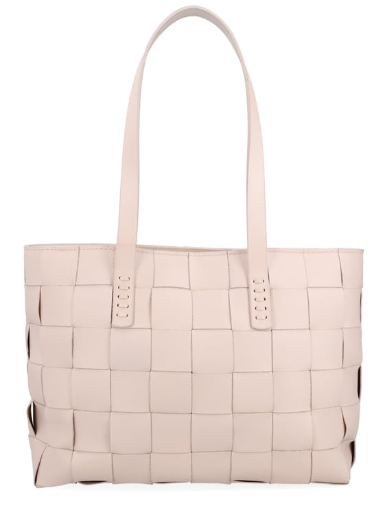 Dragon Diffusion Neutrals Japan Woven Leather Tote Bag