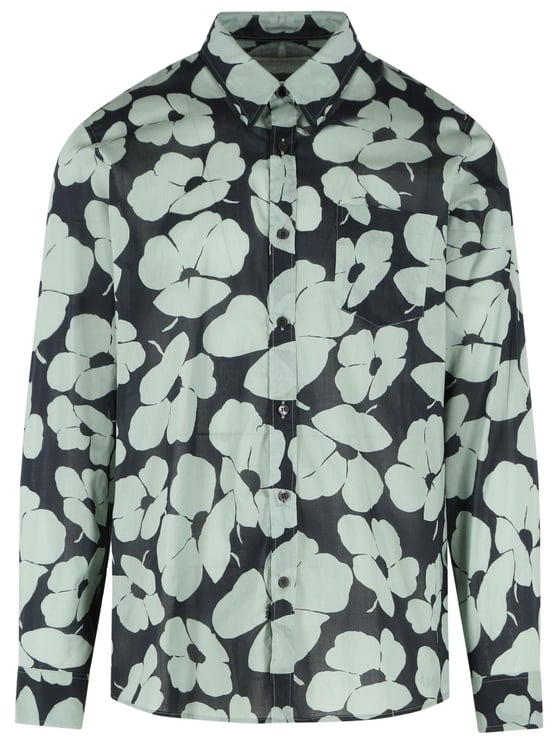 Dries van Noten 'Corbino' Black Cotton Shirt