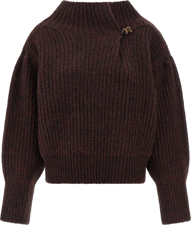Dries van Noten Dries Van Noten Bordeaux Wool Cardigan