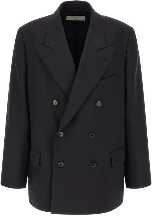Dries van Noten Dries Van Noten Black Wool Blazer