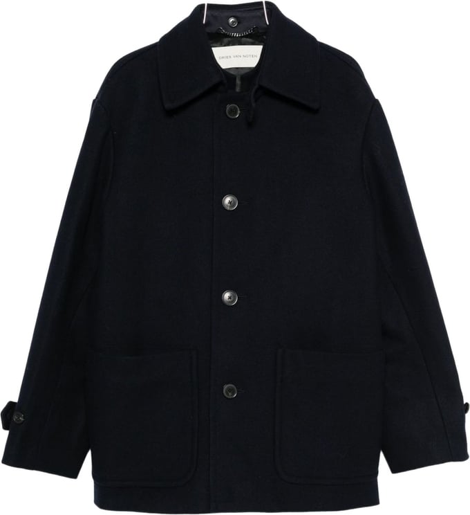 Dries van Noten Coats Navy