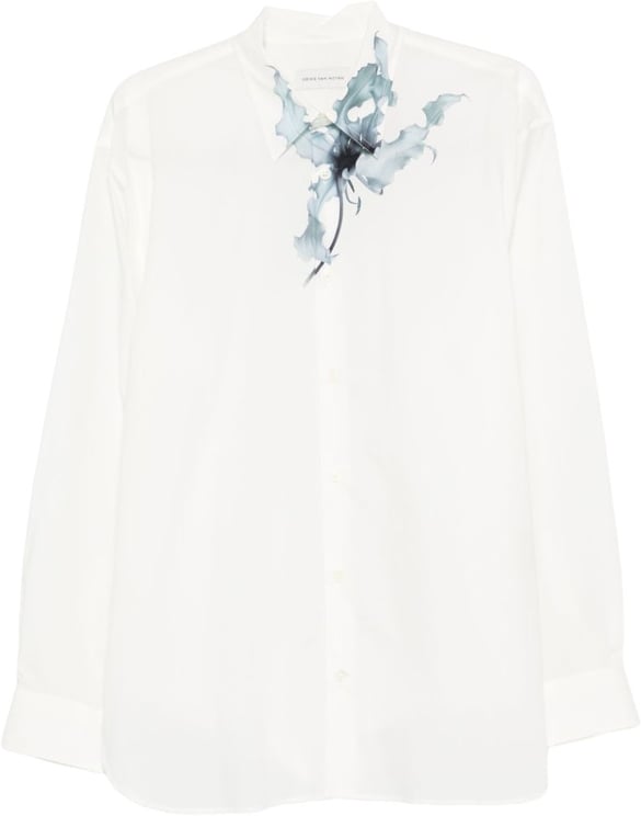 Dries van Noten Shirts Light Blue