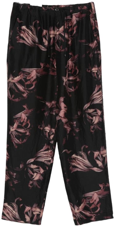Dries van Noten Relaxed-Fit Floral Print Trousers