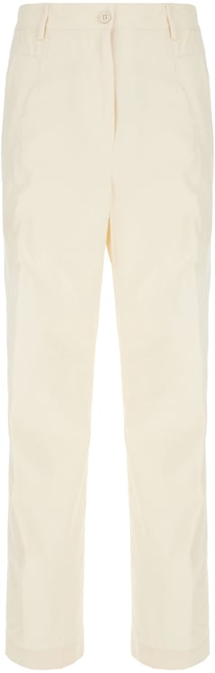 Dries van Noten Dries Van Noten Cream cotton pants