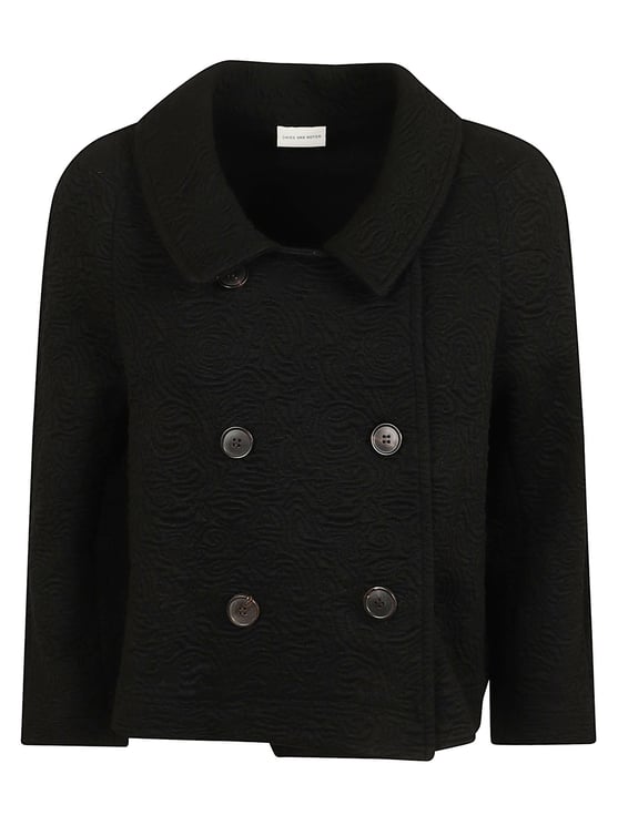Dries van Noten Structured Jacquard Huvia Jacket