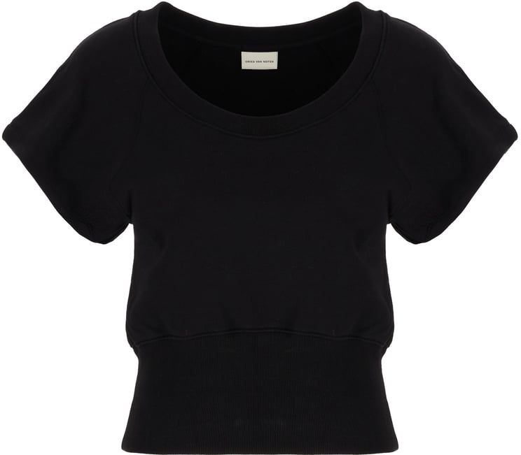 Dries van Noten Dries Van Noten Black cotton t-shirt