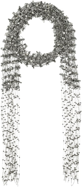 Dries van Noten Dries Van Noten embroidered scarf necklace