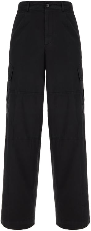 Dries van Noten Dries Van Noten Black stretch cotton pants