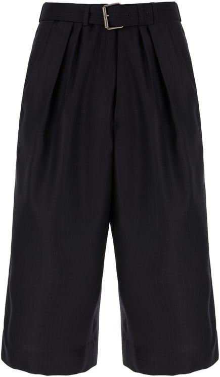 Dries van Noten Dries Van Noten Black wool bermuda shorts