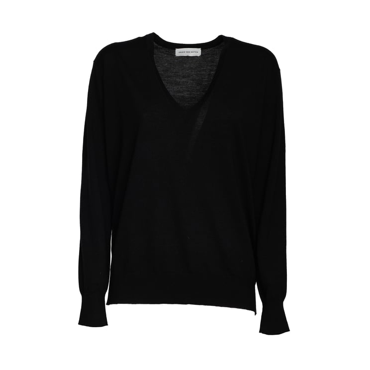 Dries van Noten Tuomas Merino Wool V Neck Sweater