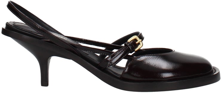 Dries van Noten Dries Van Noten Brown Leather Platform Sandals