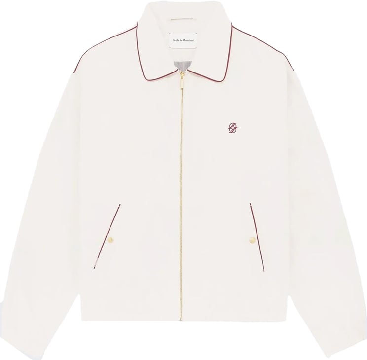 Drôle de Monsieur Drole De Monsieur Heren Blouson Brodé Coton Wit jas