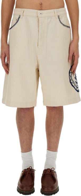 Drôle de Monsieur Relaxed Fit Cotton Bermuda Shorts