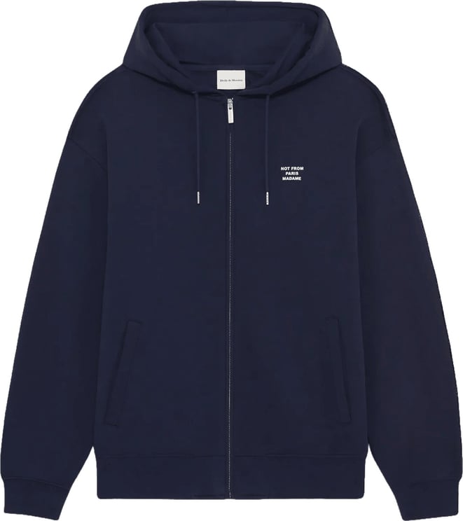 Drôle de Monsieur SLOGAN ZIP THROUGH HOODIE
