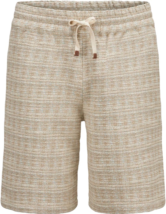 Drôle de Monsieur Heren Tweed Miroir Short Beige