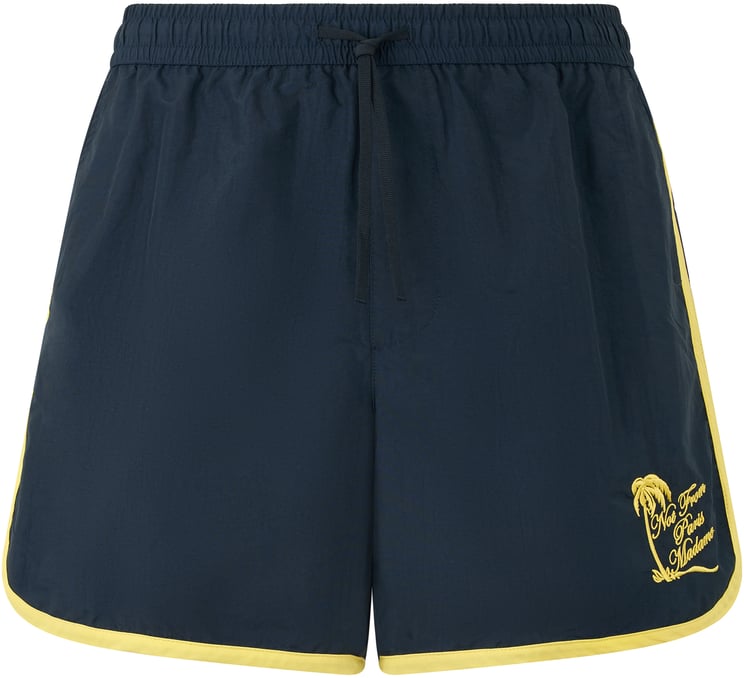 Drôle de Monsieur Swimsuit with drawstring and logo