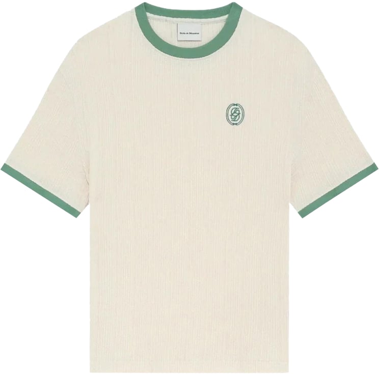 Drôle de Monsieur Heren Débardeur Miroir T-Shirt Wit
