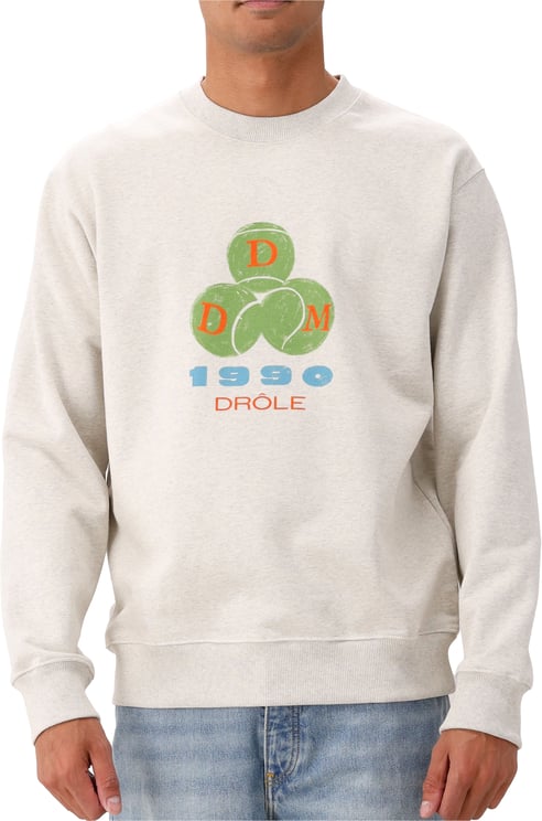 Drôle de Monsieur Drôle de Monsieur Sweater Grijs Drôle 1990