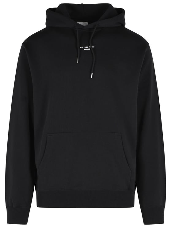 Drôle de Monsieur Black Cotton Hoodie