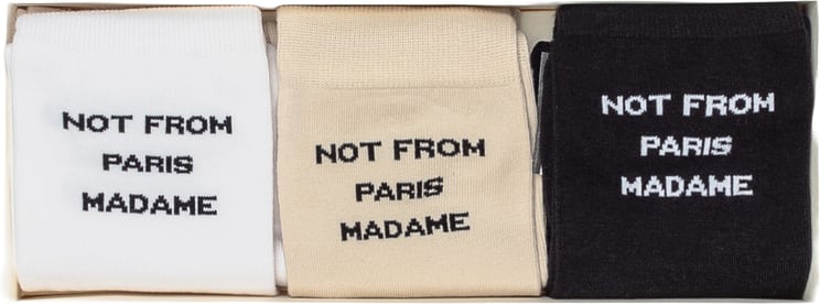Drôle de Monsieur Not From Paris Madame Set Calze