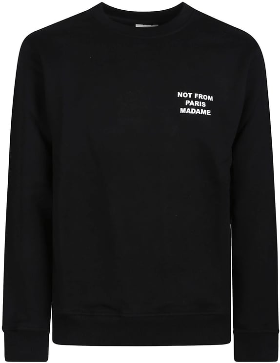 Drôle de Monsieur Slogan Sweatshirt Black