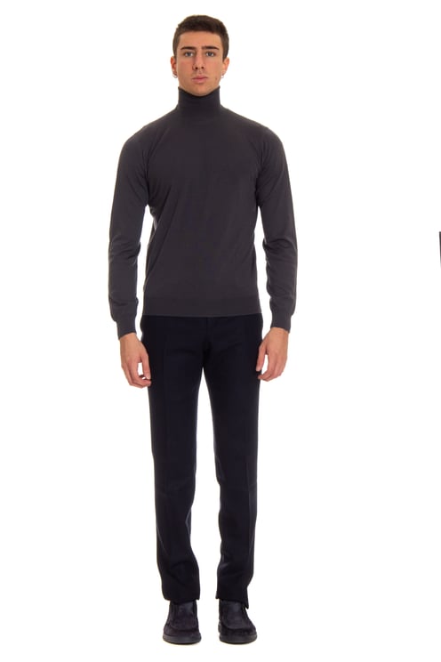 Drumohr Fine Super 140's Wool Turtleneck