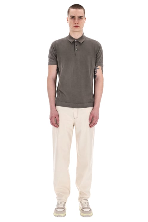 Drumohr Frosted Superlight Cotton Polo