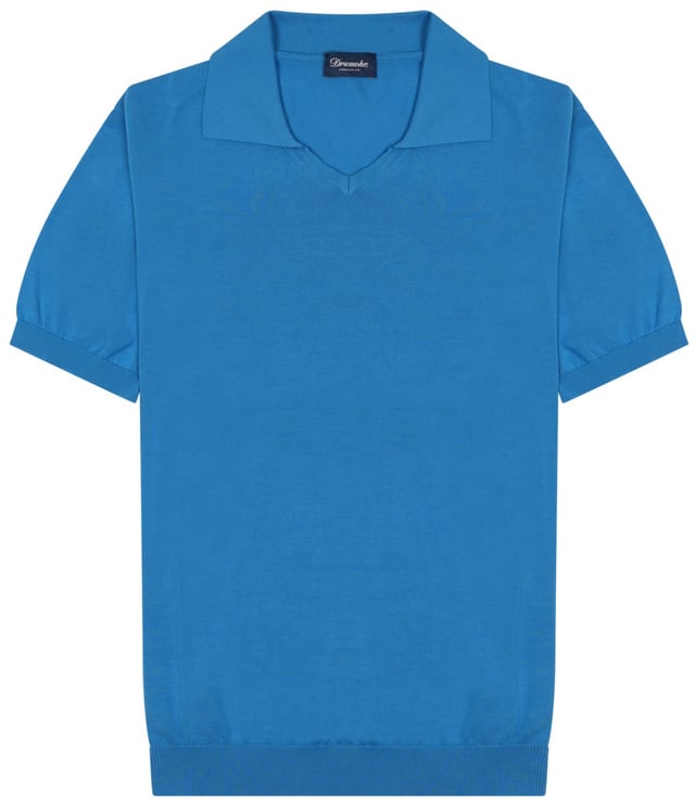 Drumohr Short-Sleeved Polo Shirt With Classic Collar
