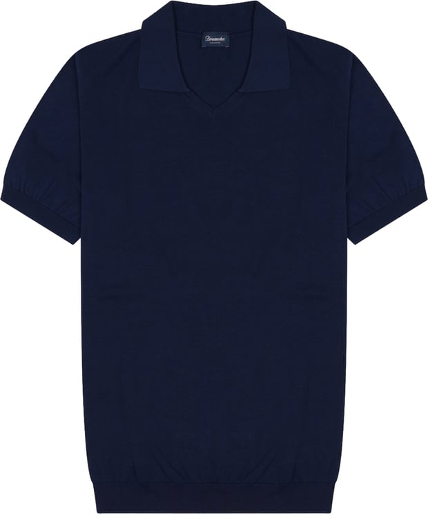 Drumohr Short-Sleeved Polo Shirt With Classic Collar
