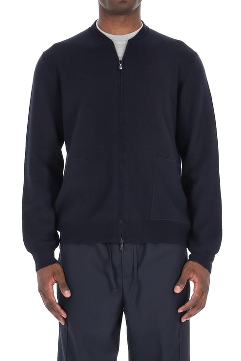 Drumohr Merino Wool Full Zip Sweater
