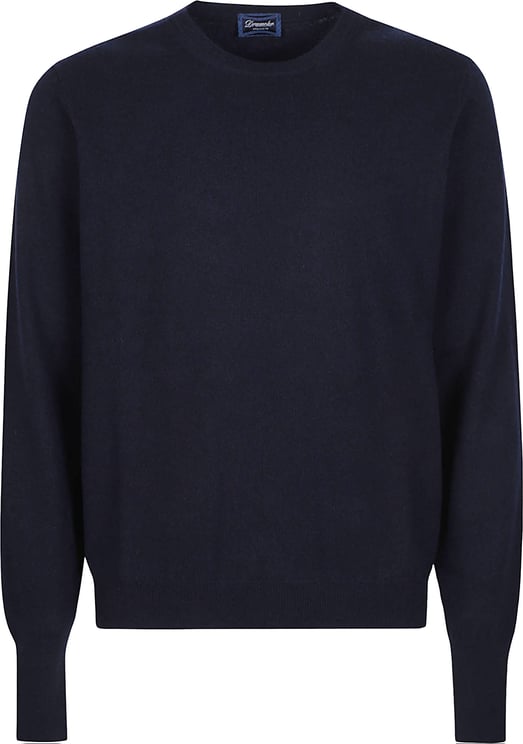 Drumohr Round Neck Sweater Blue