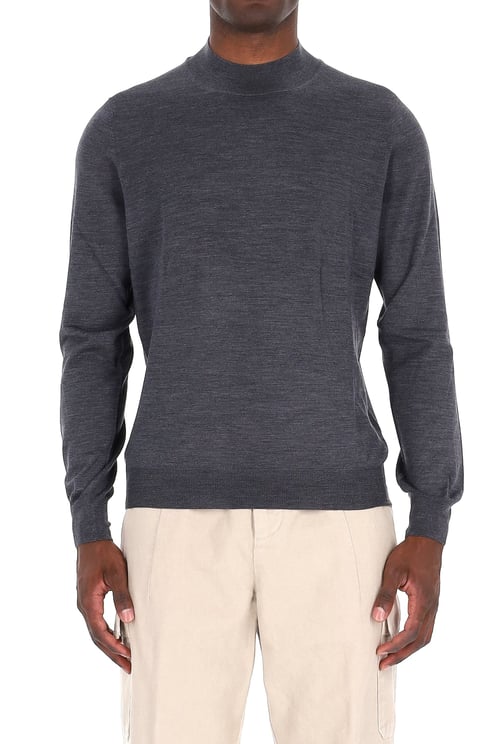 Drumohr Biscottino Pure Cashmere Turtleneck Sweater
