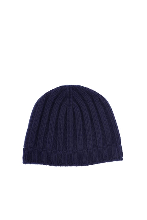 Drumohr Ribbed Pure Cashmere Beanie