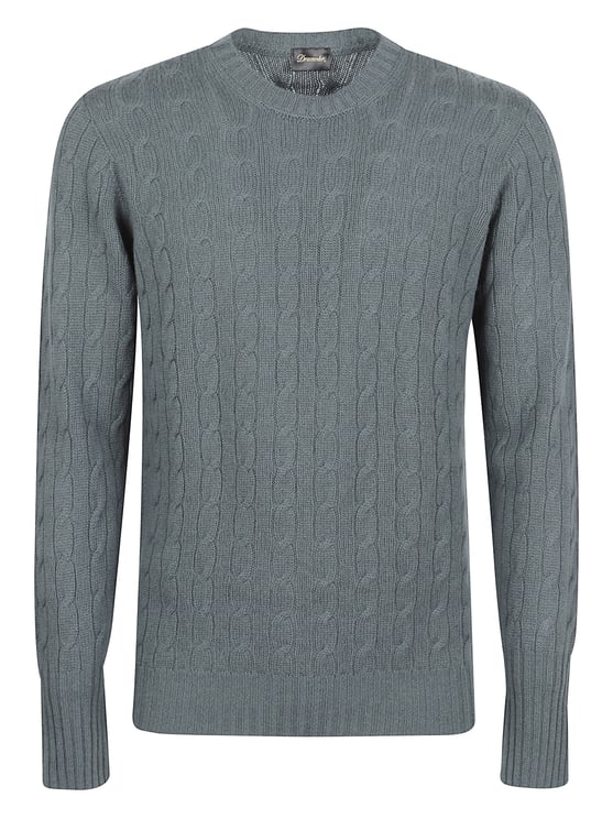 Drumohr Cable Knit Long-Sleeve Sweater