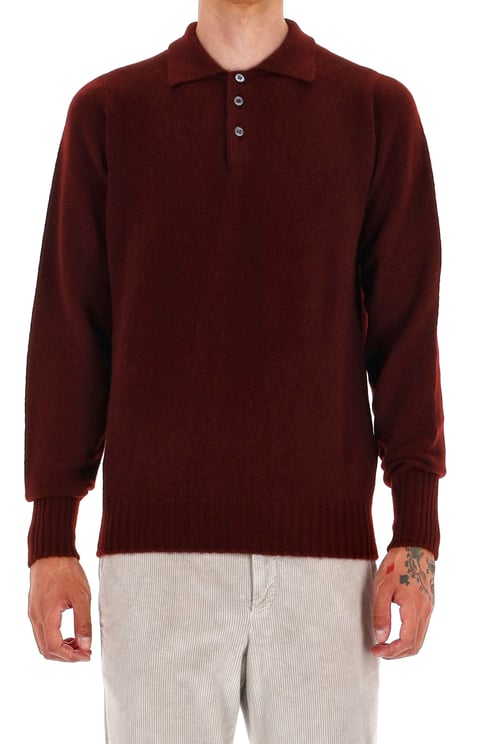 Drumohr Brushed Wool Crewneck Sweater