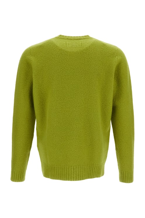 Drumohr Jersey-Knit Wool Crewneck Sweater with Raglan Sleeves