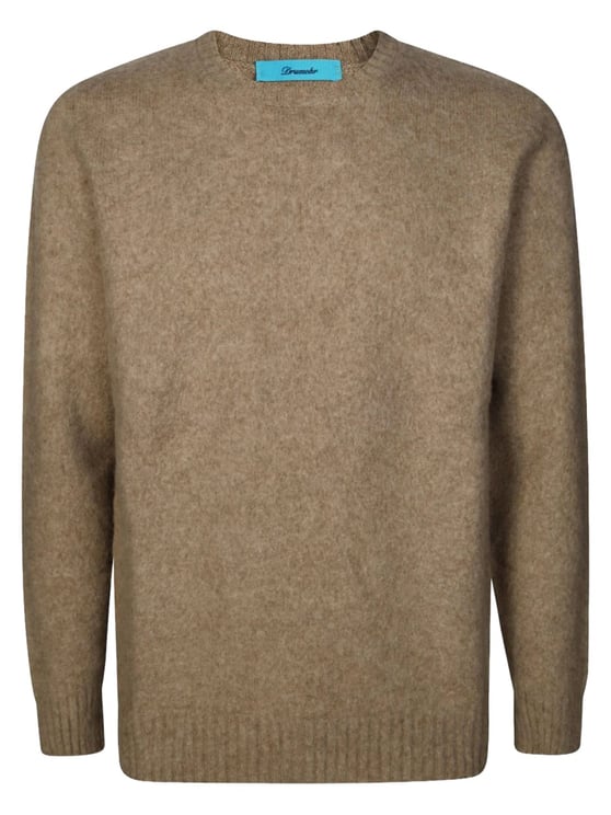 Drumohr Multicolor Crewneck Textured Knit Sweater