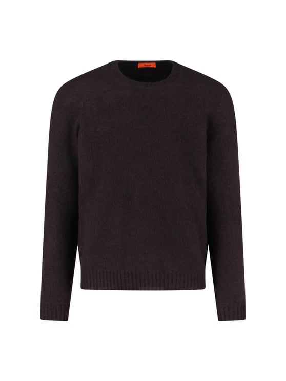 Drumohr Crew Neck Sweater with Ribbed Finishes