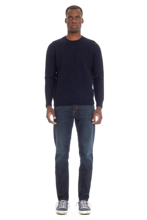 Drumohr Supersoft Brushed Wool Crewneck Sweater