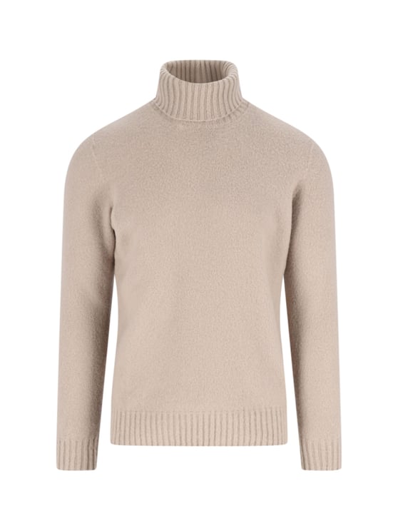 Drumohr Turtleneck Sweater – Beige