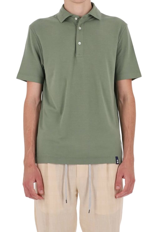 Drumohr Ice Cotton Polo Shirt