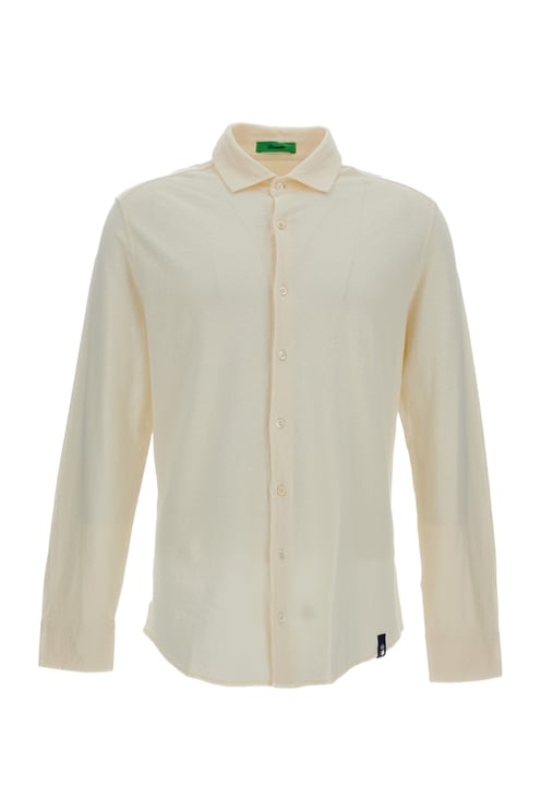 Drumohr Spread Collar Shirt