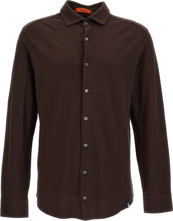 Drumohr Spread Collar Shirt