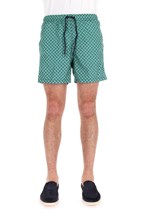 Drumohr Macro Biscottino Quick-Dry Swim Shorts