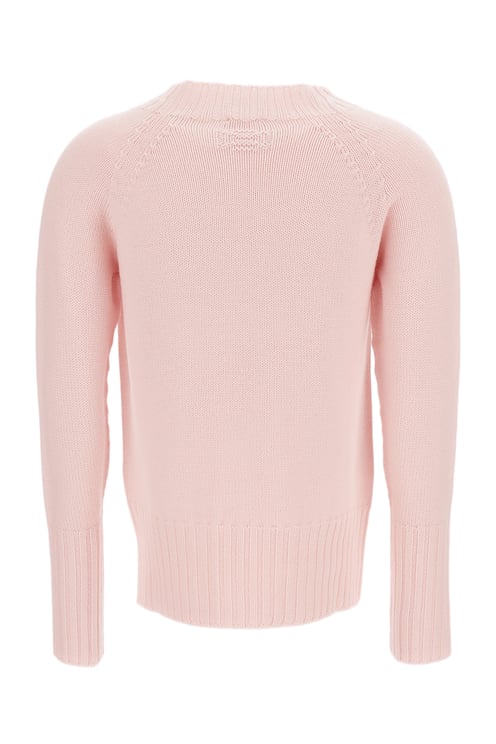 Drumohr Merino Wool Sweater with Ribbed Cuffs and Hem
